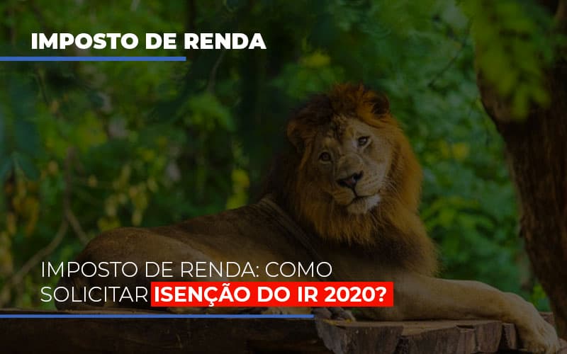 Imposto de Renda: Como solicitar isenção do IR 2020?